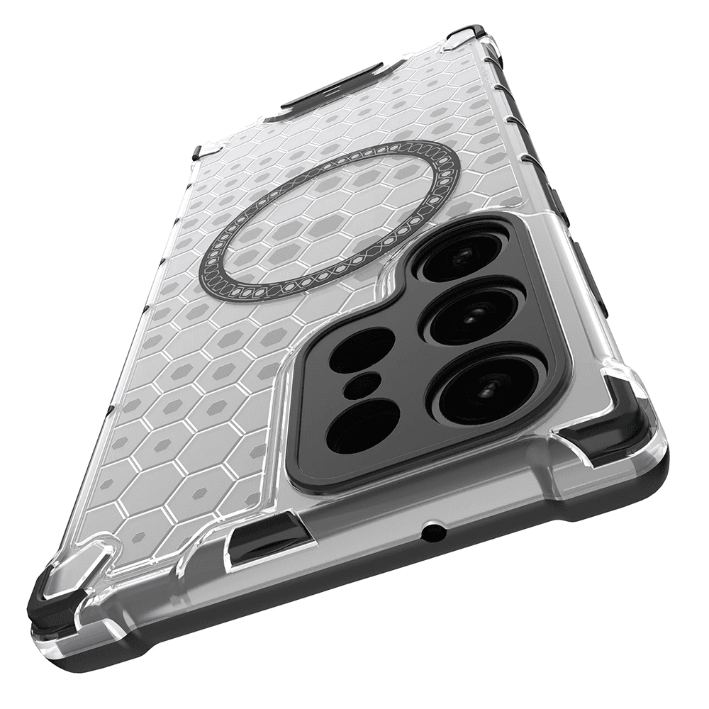 Techsuit HoneyComb Shield MagSafe pro Samsung Galaxy S24 Ultra bílá - náhled 5