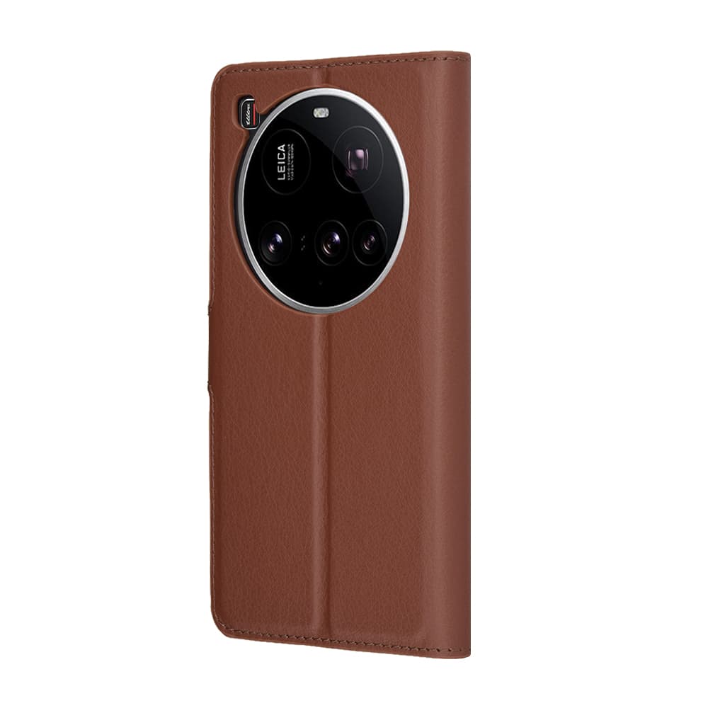 Kožené pouzdro Techsuit Xiaomi 15 Ultra hnědé - náhled 5