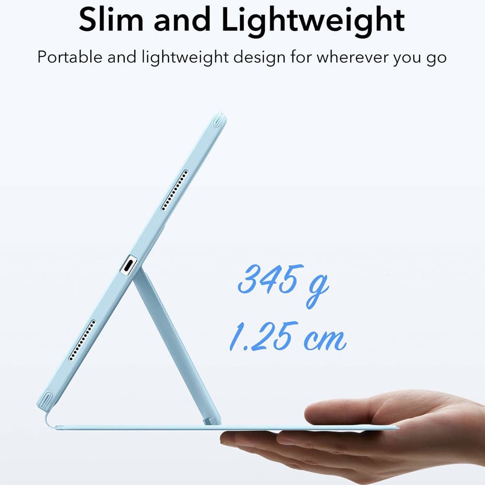 ESR - Flip Hybrid (s držákem na tužku) - iPad Air 4 (2020) / Air 5 (2022) / Air 11 (2024) / Air 11 (2025) - Sky Blue - náhled 5