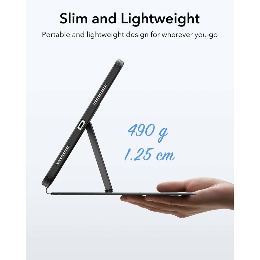 ESR Flip Hybrid s držákem na tužku pro iPad Air 4/5/11 fialová - náhled 5