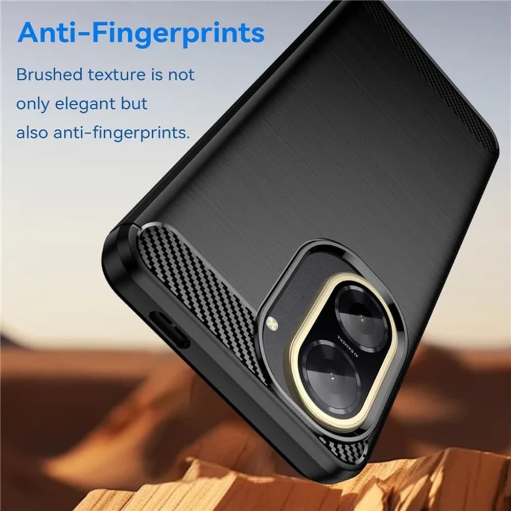Techsuit Carbon Silicone pro Xiaomi Redmi A5 4G Standard černý - náhled 5