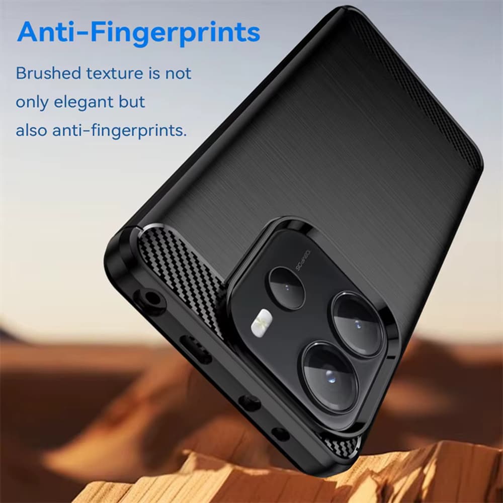 Pouzdro Techsuit Carbon Silicone pro Xiaomi Redmi Note 14S černé - náhled 5