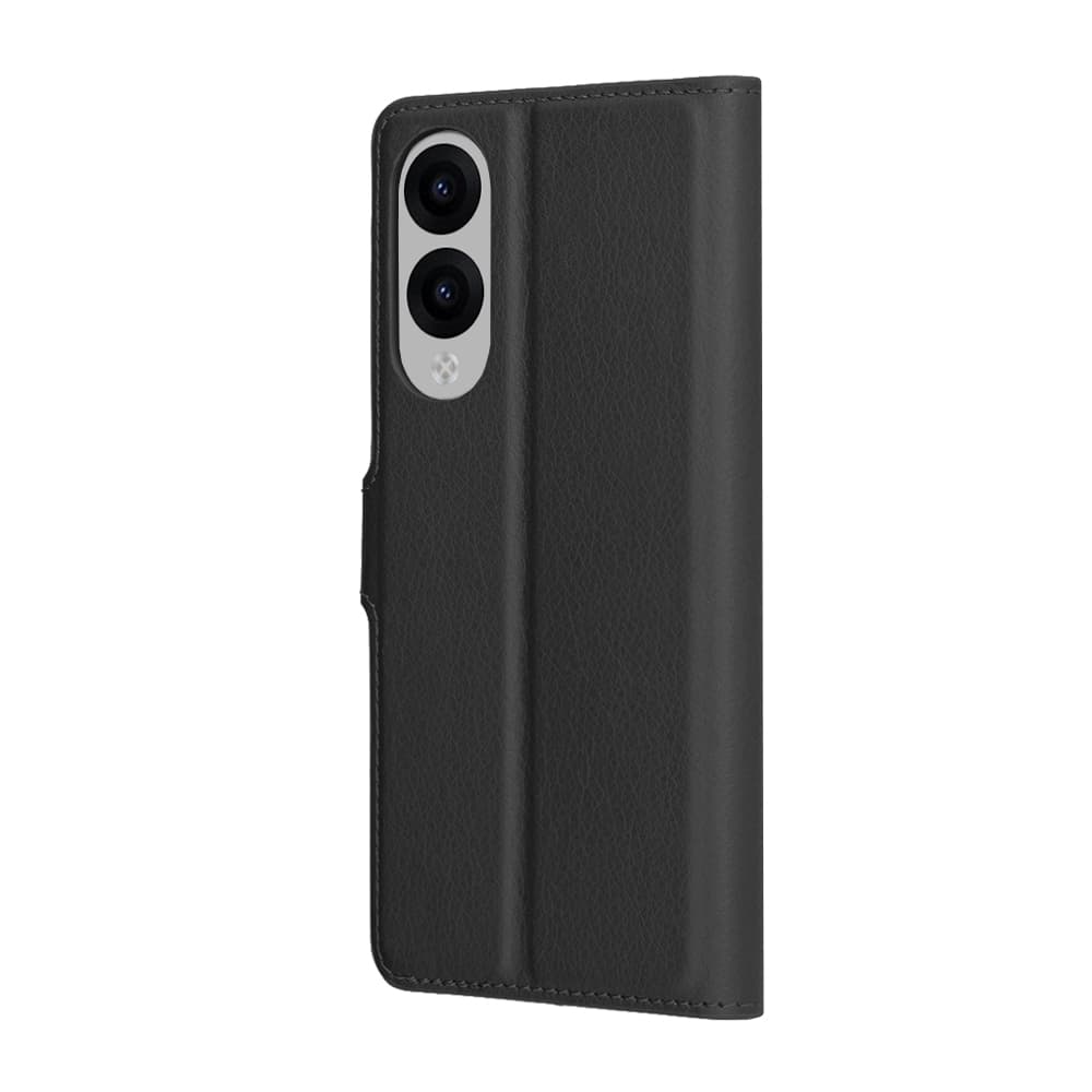 Kožené pouzdro Techsuit Samsung Galaxy S25 Edge černé - náhled 5