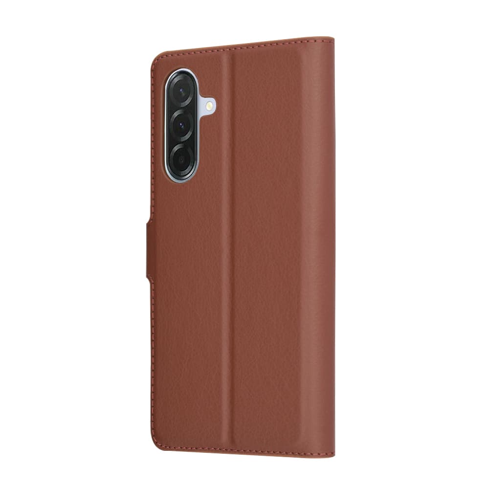 Pouzdro Techsuit Leather Folio pro Samsung Galaxy A56 5G hnědé - náhled 5