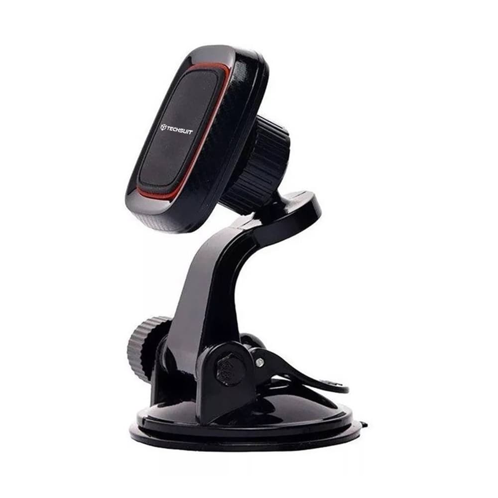 Techsuit Car Holder MagGrip S6 na palubní desku magnetický úchyt černá červená - náhled 5