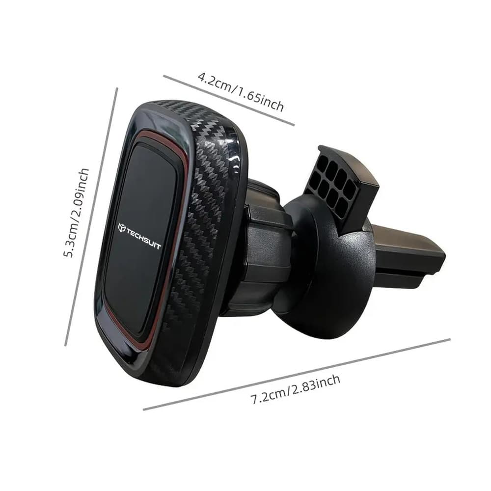 Techsuit Car Holder MagGrip S5 Držák do auta na větrací mřížku černý červený - náhled 5