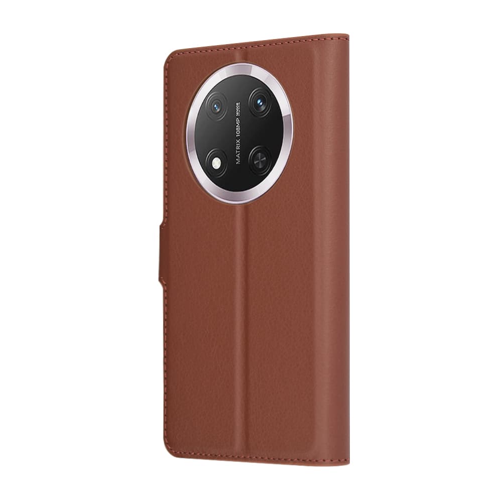 Pouzdro z kůže Techsuit pro Honor Magic7 Lite X9c hnědé - náhled 5