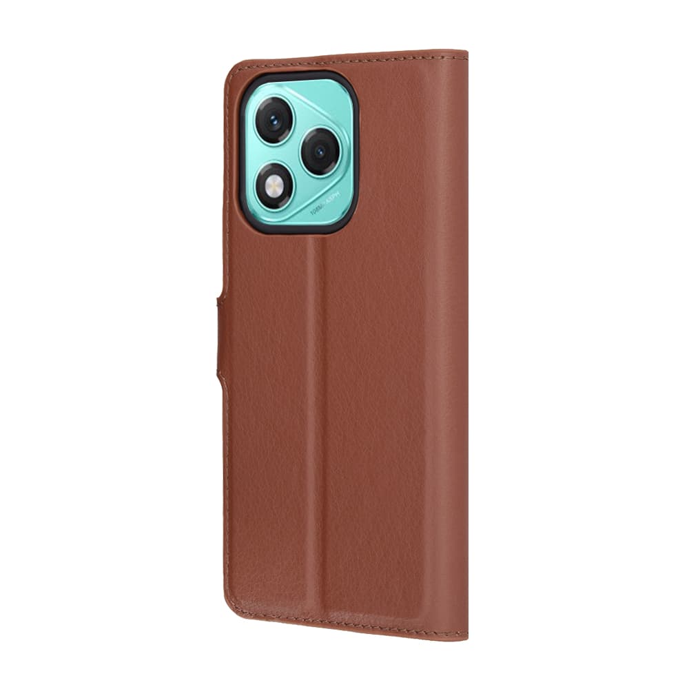 Kožené pouzdro Techsuit Honor 400 Lite hnědé - náhled 5