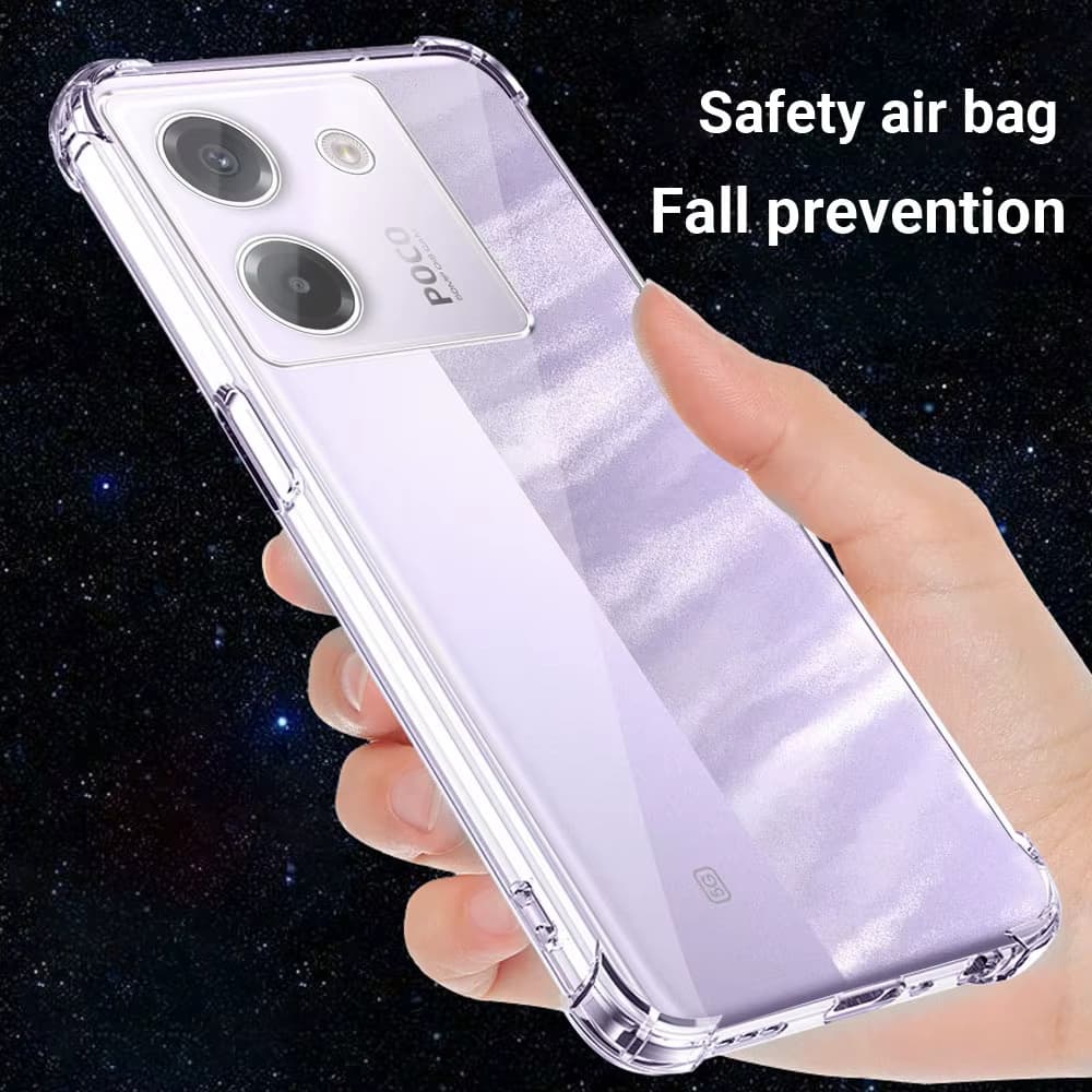 Techsuit Shockproof průhledný silikon pro Xiaomi Poco M7 Pro 5G průhledný - náhled 5