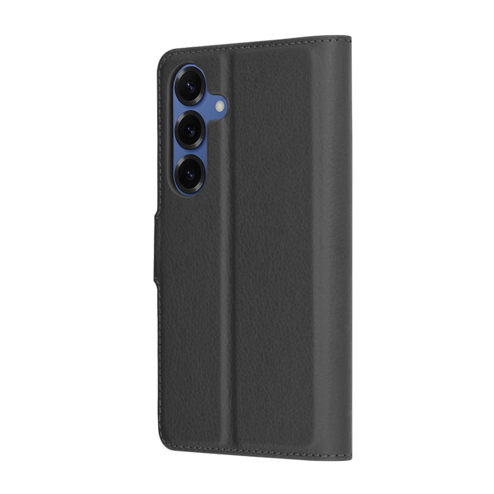 Techsuit – kožené pouzdro – Samsung Galaxy S25 – černé - náhled 5