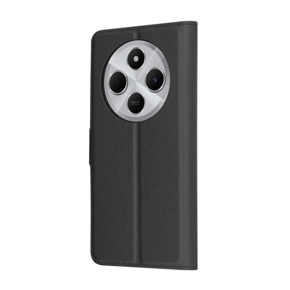Pouzdro Techsuit z kůže pro Xiaomi Redmi 14C Poco C75 černé - náhled 5