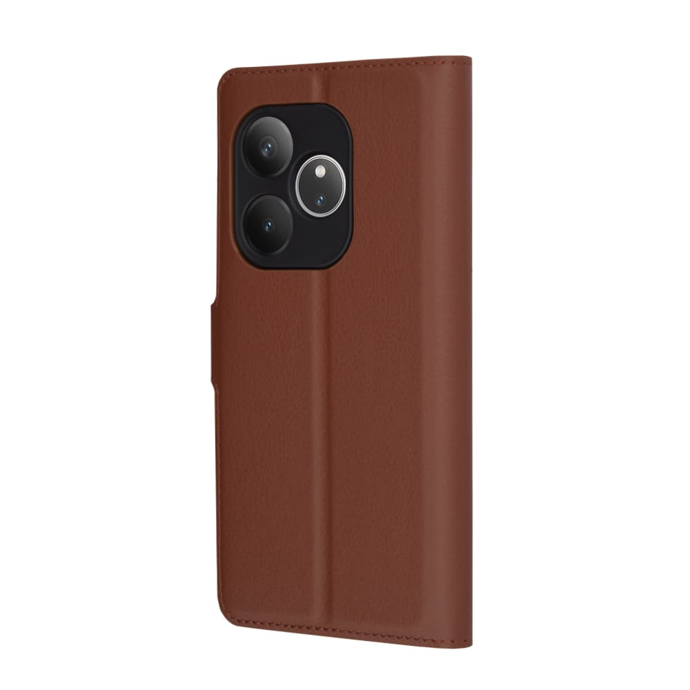 Techsuit kožené folio Realme GT 6 GT 6T hnědé - náhled 5