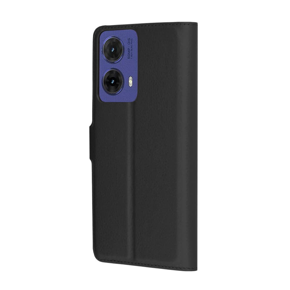 Techsuit Kožené pouzdro Motorola Moto G85 Černá - náhled 5