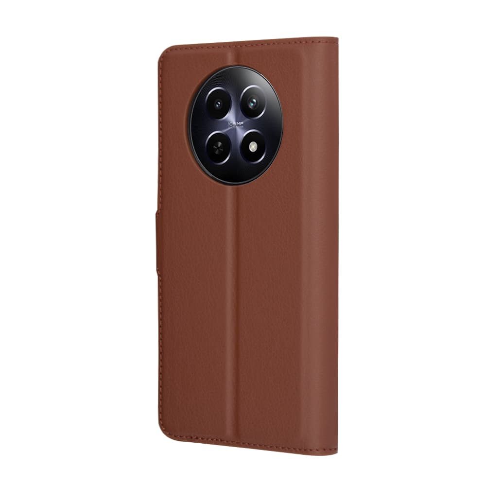 Techsuit Kožené pouzdro Realme 12 12x Hnědá - náhled 5
