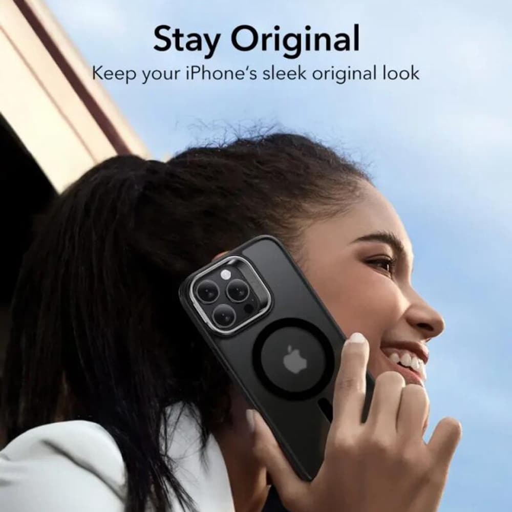 ESR Classic Hybrid HaloLock Kickstand iPhone 16 Pro matná černá - náhled 5