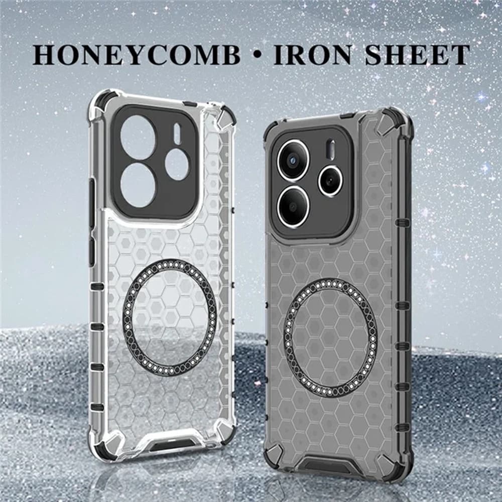 Techsuit HoneyComb Shield MagSafe pro Xiaomi Redmi Note 14 5G bílý - náhled 5