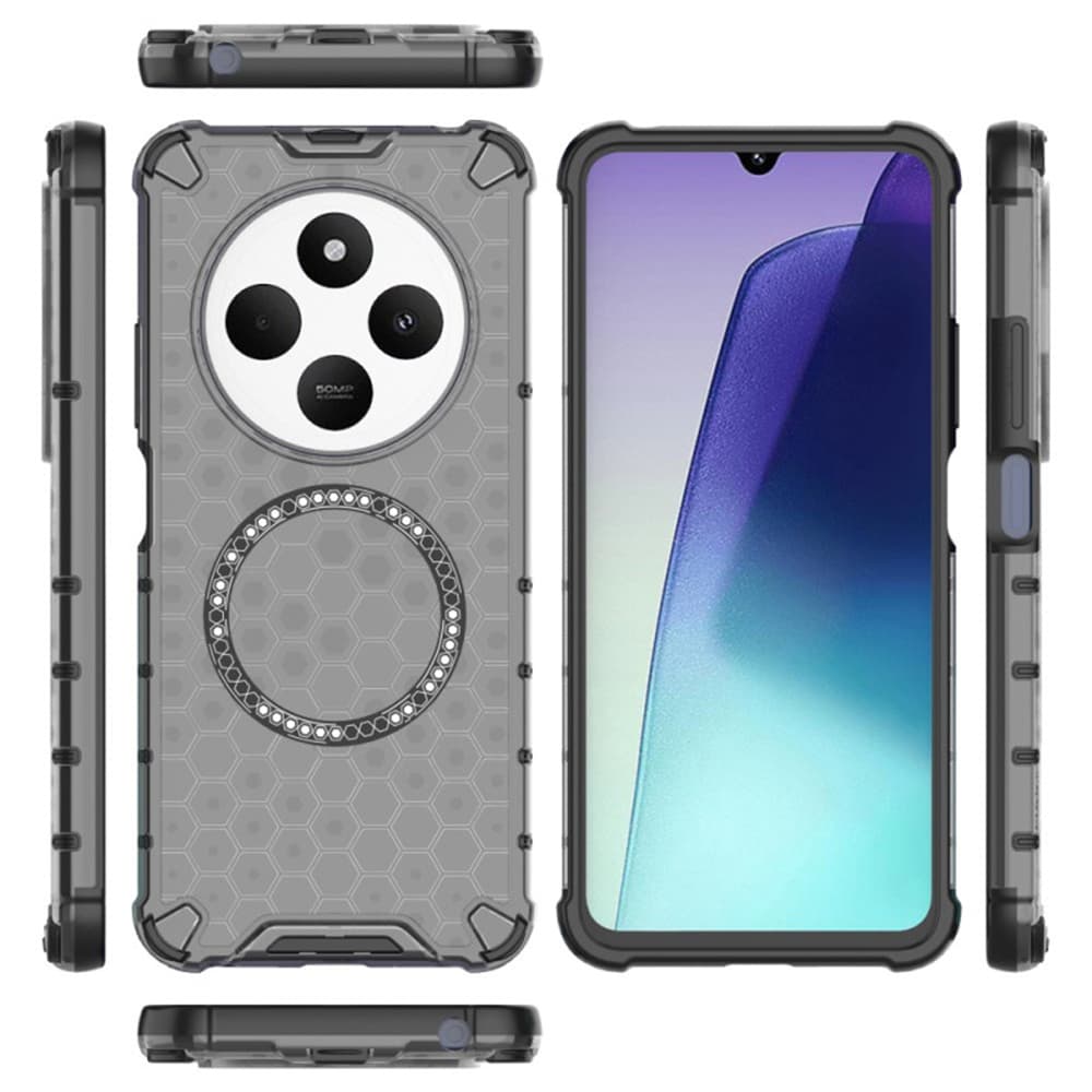 Techsuit HoneyComb Shield MagSafe pro Xiaomi Redmi 14C Poco C75 černá - náhled 5
