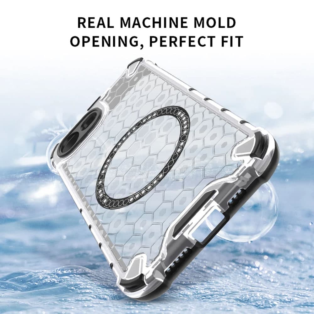 Techsuit HoneyComb Shield MagSafe pro iPhone 16e černý - náhled 5