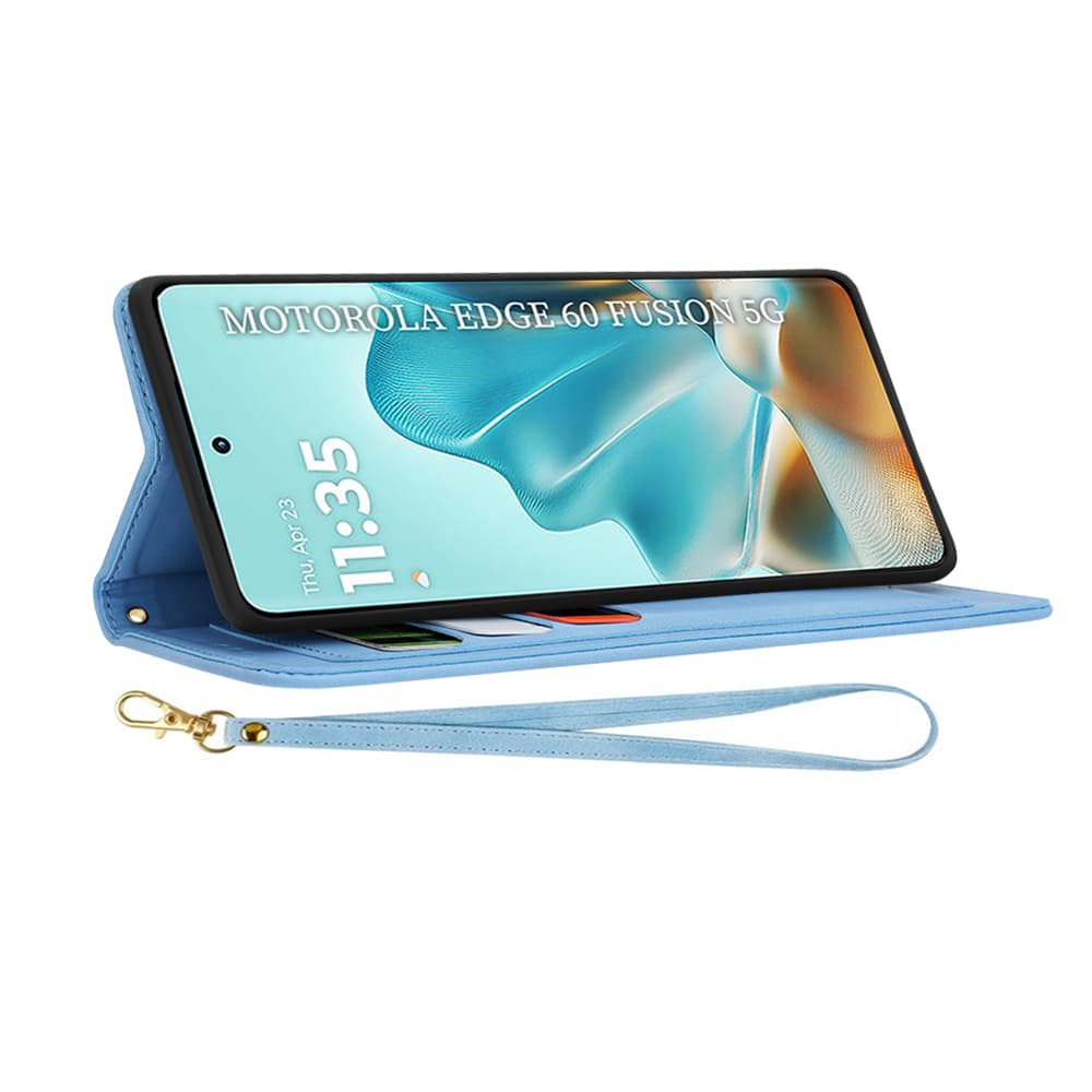 Pouzdro Techsuit FlipCraft pro Motorola Edge 60 Edge 60 Fusion modré - náhled 5