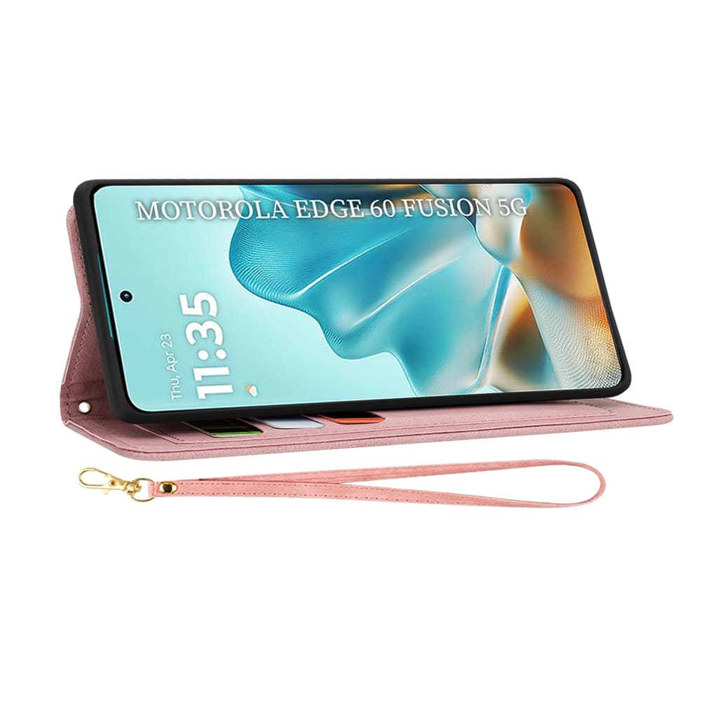 Pouzdro Techsuit FlipCraft pro Motorola Edge 60 Edge 60 Fusion růžové - náhled 5