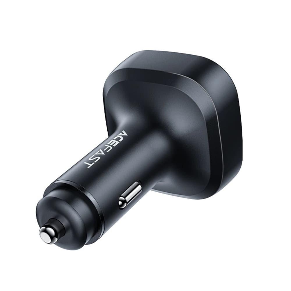 Acefast Car Charger B5 Rychlonabíječka OLED displej 2x Type-C USB 101W černá - náhled 5