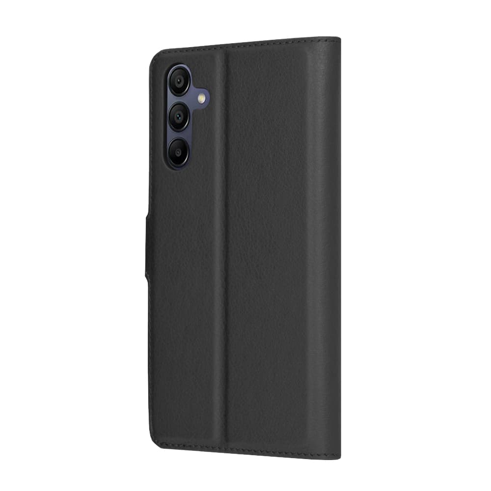 Techsuit Kožené pouzdro Samsung Galaxy A15 4G A15 5G Černá - náhled 5