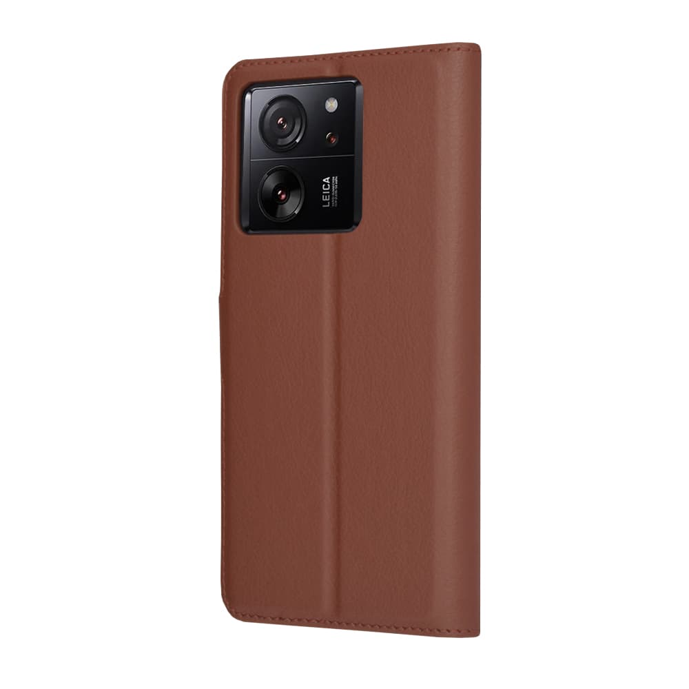 Techsuit Kožené pouzdro Xiaomi 13T 13T Pro Hnědá - náhled 5