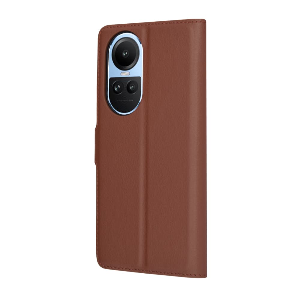 Techsuit Kožené pouzdro Oppo Reno10 Reno10 Pro Hnědá - náhled 5
