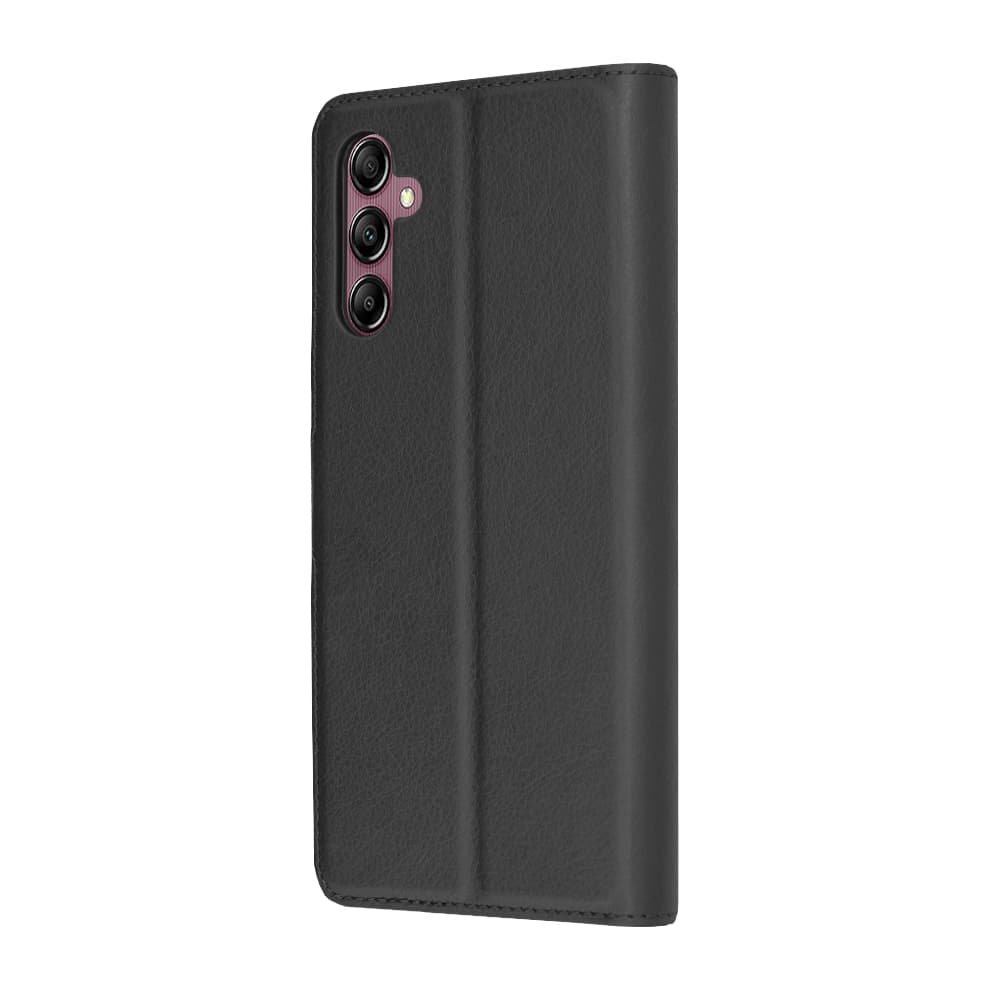 Techsuit Kožené pouzdro Samsung Galaxy A14 4G A14 5G Černé - náhled 5