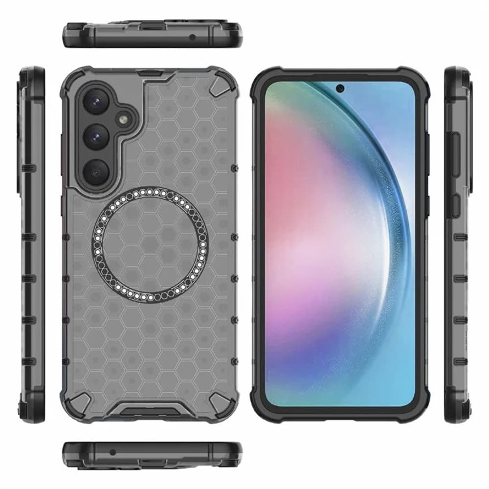 Techsuit HoneyComb Shield MagSafe pro Samsung Galaxy A35 5G černá - náhled 5