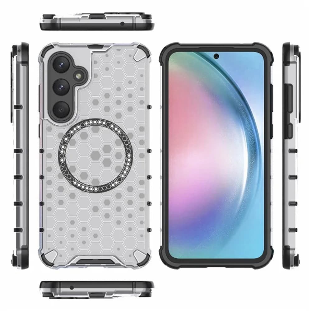 Techsuit HoneyComb Shield MagSafe pro Samsung Galaxy A55 5G bílý - náhled 5