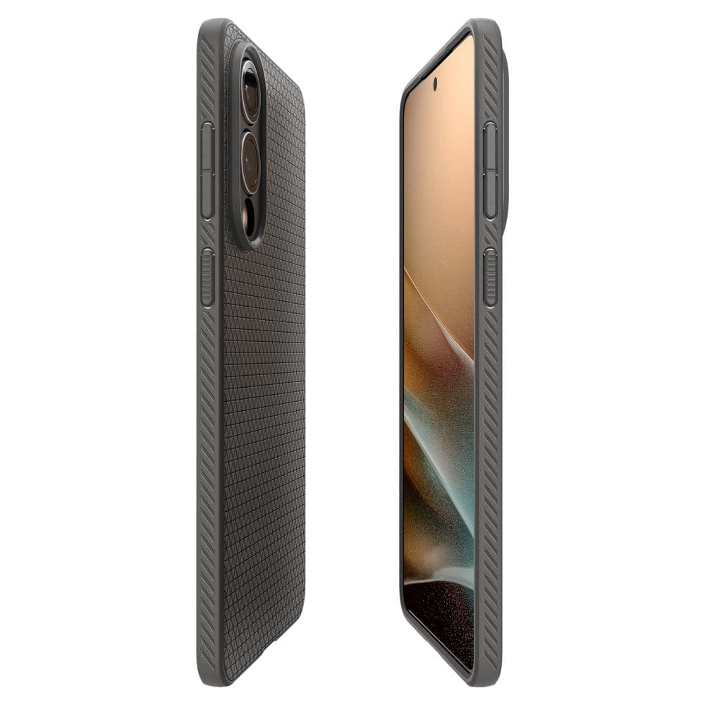 Spigen Liquid Air pouzdro Samsung Galaxy S25 Edge mramorově šedé - náhled 5