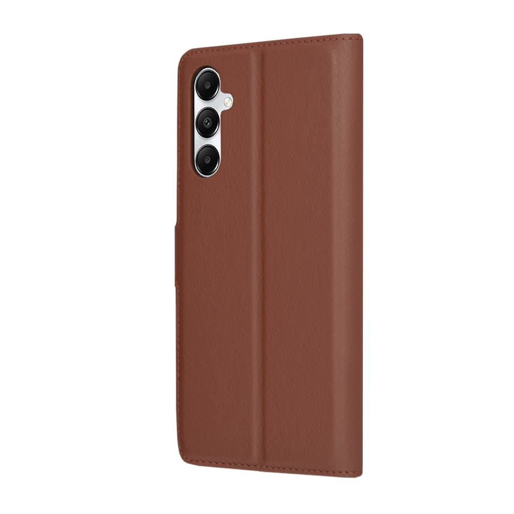 Techsuit Kožené pouzdro Samsung Galaxy A05s Brown - náhled 5