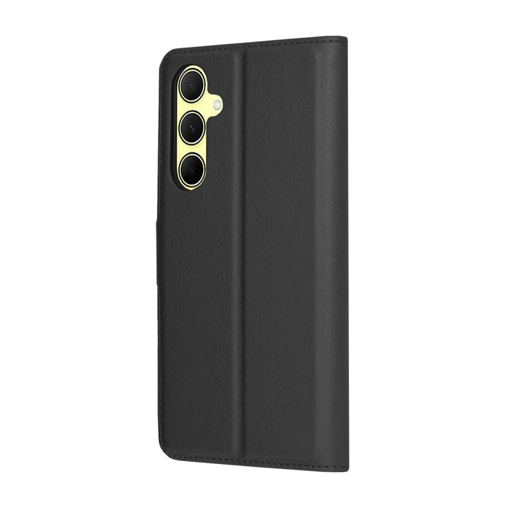 Techsuit Kožené pouzdro Samsung Galaxy A35 5G Black - náhled 5