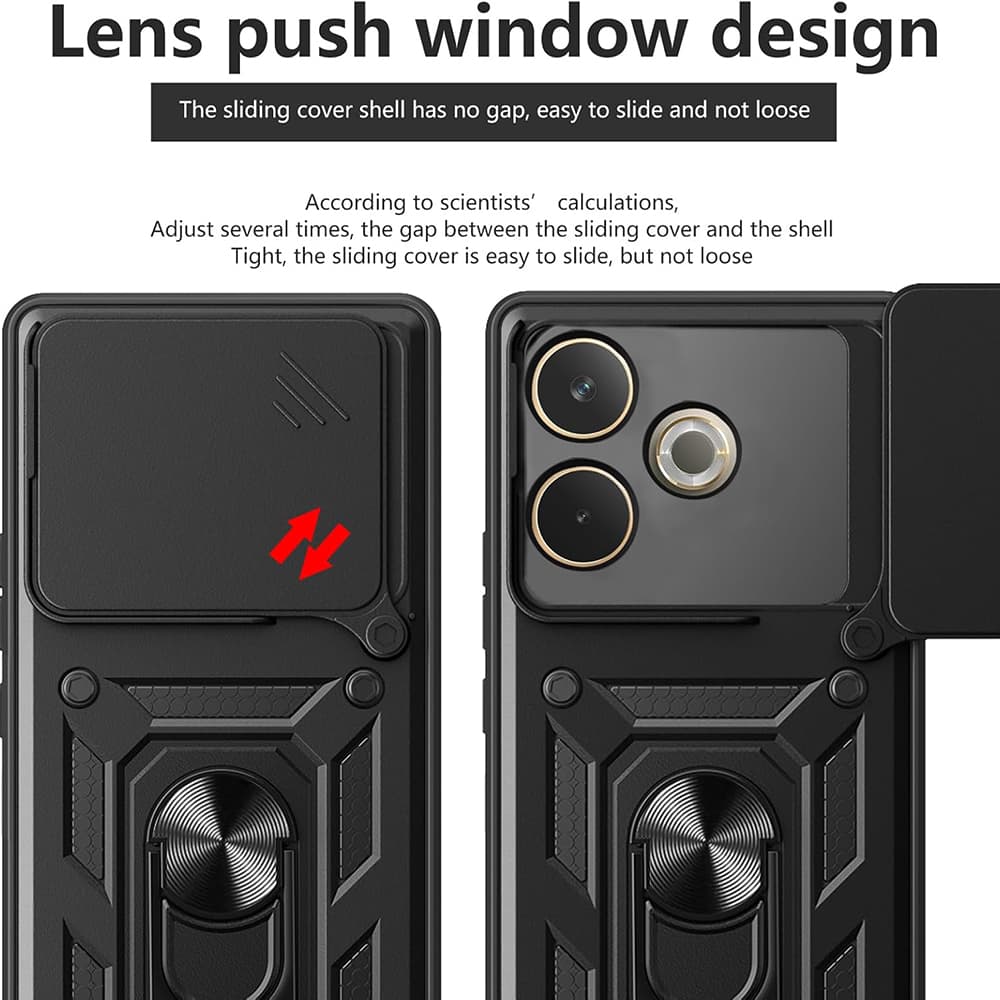 Techsuit CamShield Series Oppo A5 Pro 4G / A5 Pro 5G růžově zlatý - náhled 5