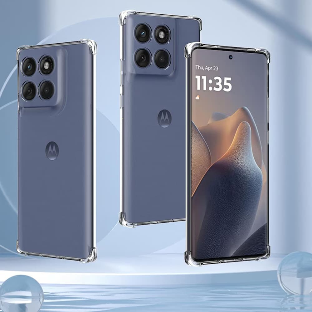 Techsuit Shockproof průhledný silikonový obal Motorola Edge 60 Pro průhledný - náhled 5