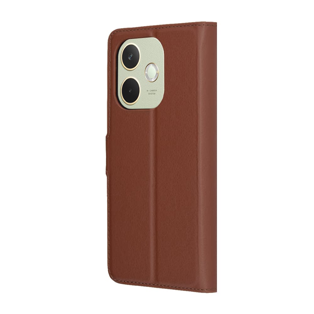 Pouzdro Techsuit Leather Folio pro Oppo A5 Pro 4G A5 Pro 5G hnědé - náhled 5