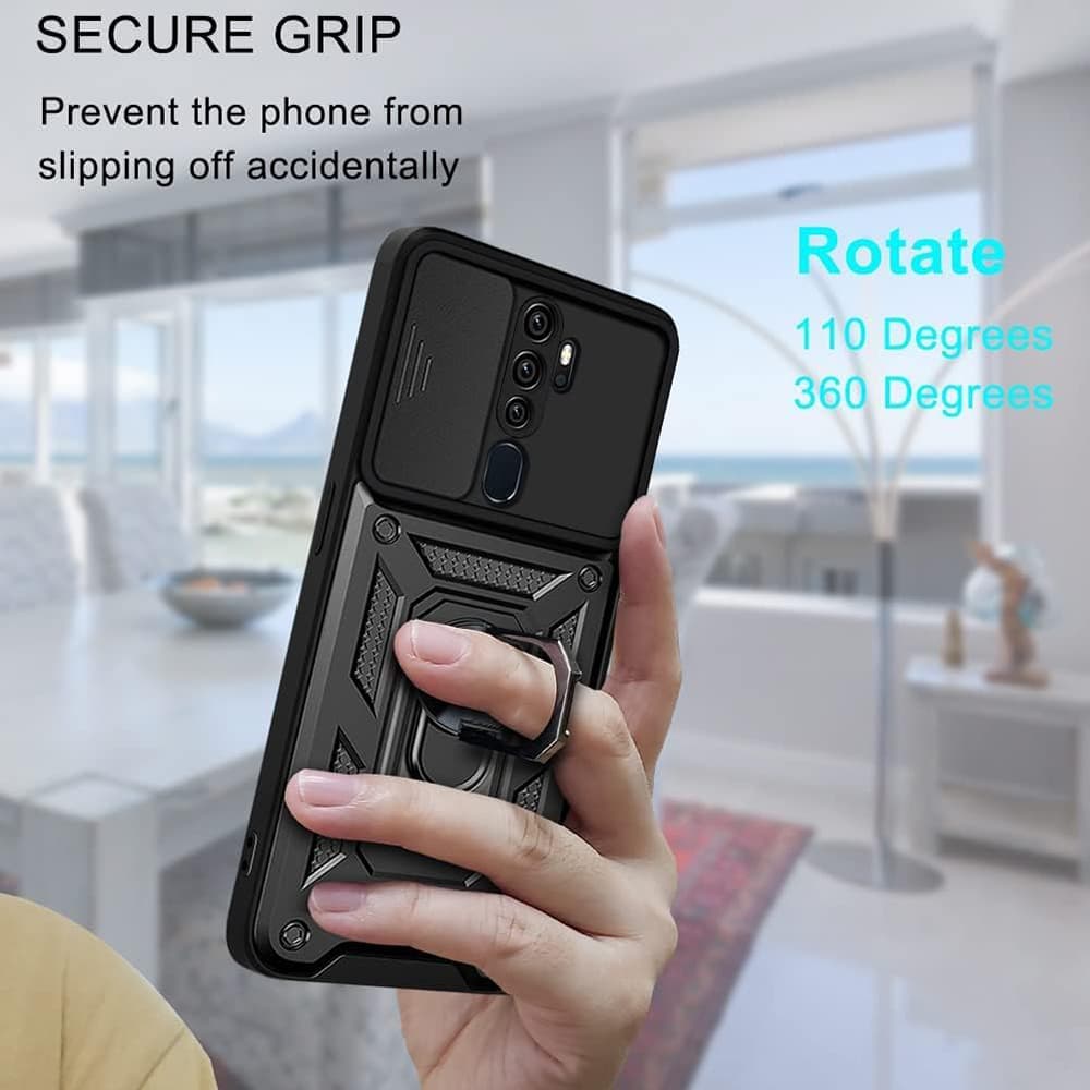 Techsuit CamShield Series Oppo A5 4G A5 5G černý - náhled 5