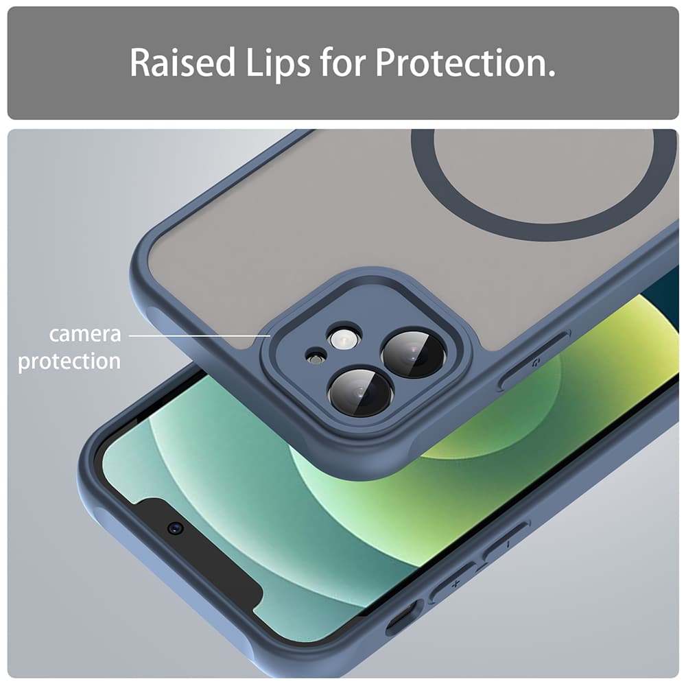 Techsuit HaloFrost II MagSafe pro iPhone 12 námořnická modrá - náhled 5