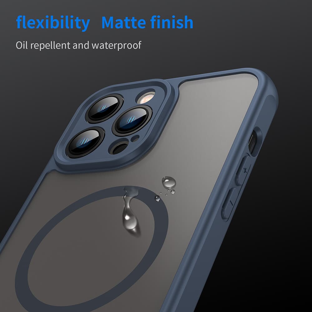 Techsuit HaloFrost II MagSafe pro iPhone 13 Pro námořnická modrá - náhled 5