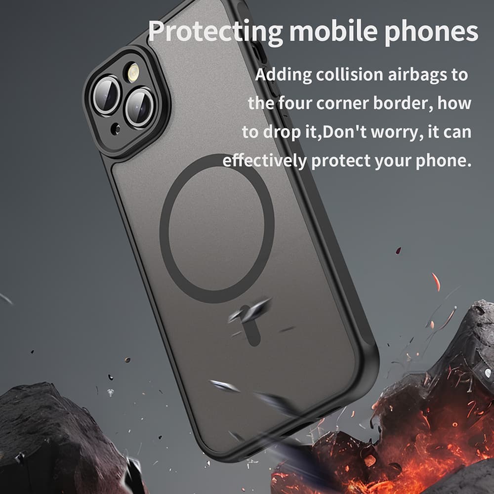 Techsuit HaloFrost II MagSafe pro iPhone 14 Plus černá - náhled 5
