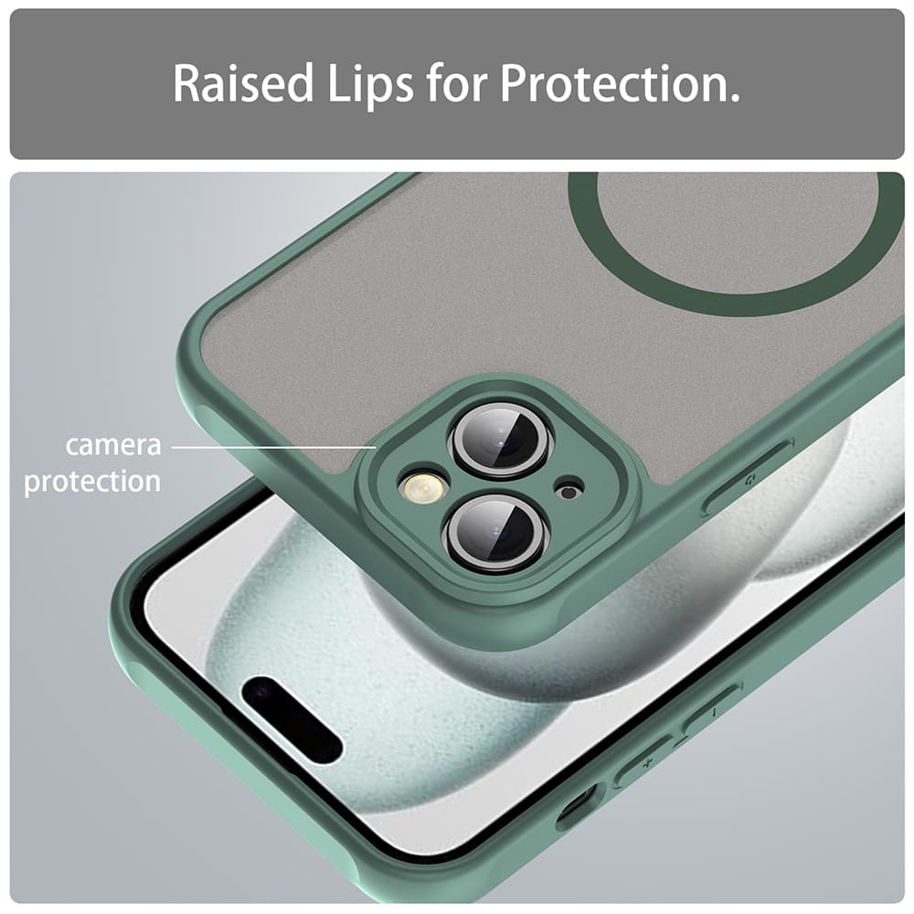 Techsuit HaloFrost II MagSafe pro iPhone 14 Plus zelený - náhled 5
