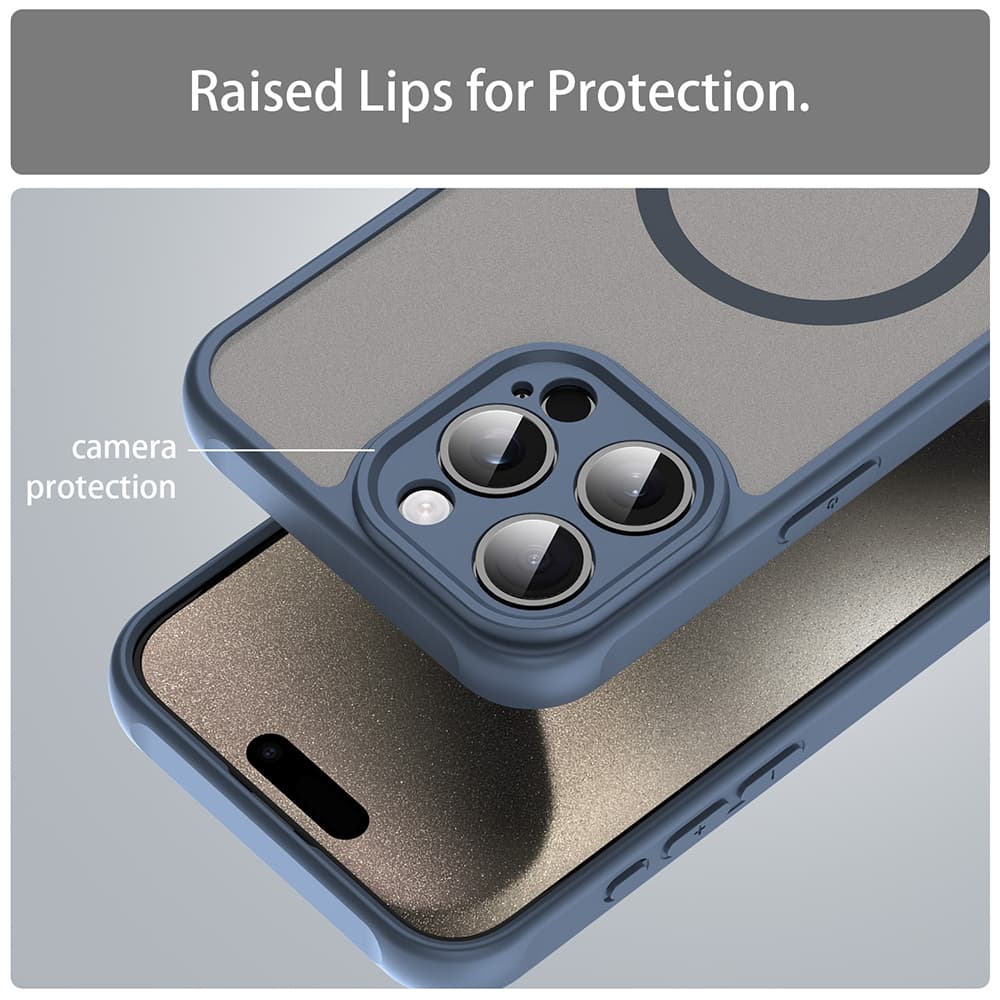 Techsuit HaloFrost II MagSafe pro iPhone 15 Pro Max v námořnické modré - náhled 5