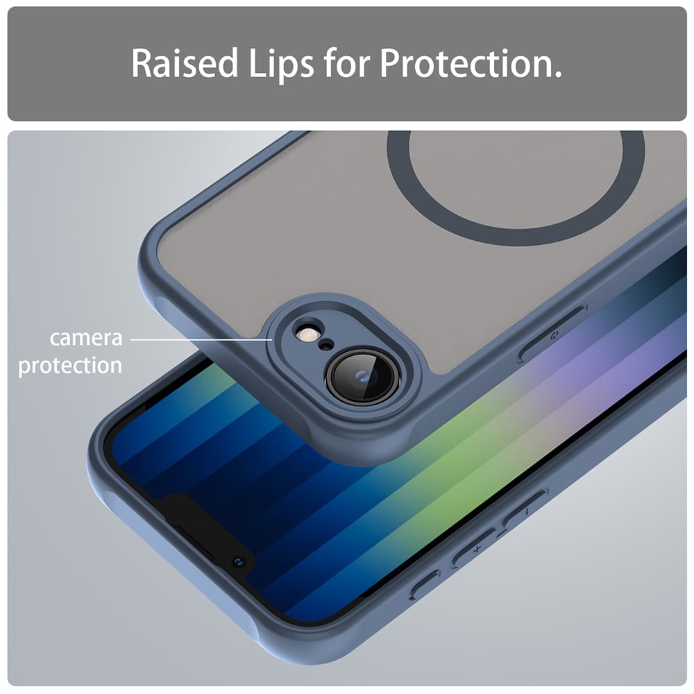 Techsuit HaloFrost II MagSafe pro iPhone 16e námořnická modrá - náhled 5