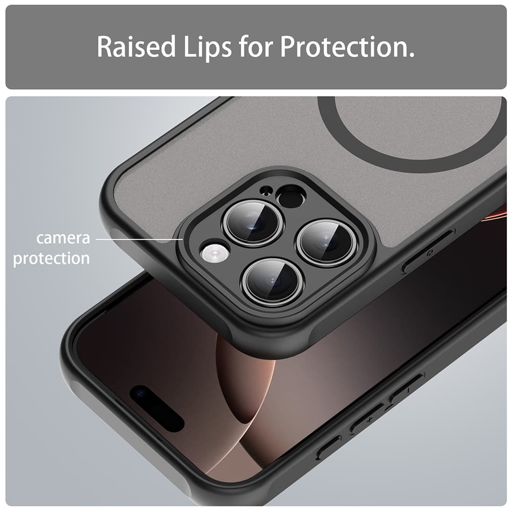 Techsuit HaloFrost II MagSafe pro iPhone 16 Pro černý - náhled 5