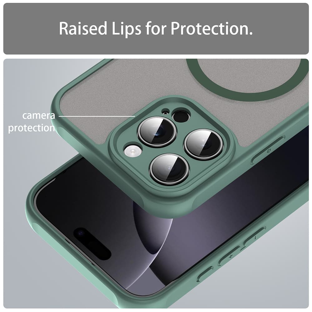 Techsuit HaloFrost II MagSafe pro iPhone 16 Pro Max zelený - náhled 5