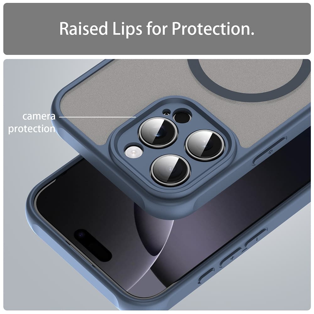 Techsuit HaloFrost II MagSafe pro iPhone 16 Pro Max námořnická modrá - náhled 5