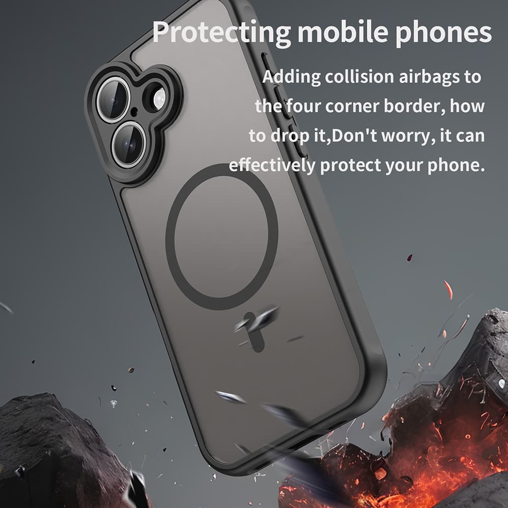 Techsuit HaloFrost II MagSafe pro iPhone 17 černý - náhled 5