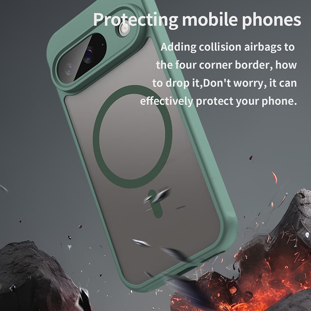 Techsuit HaloFrost II MagSafe pro Google Pixel 9 zelená - náhled 5
