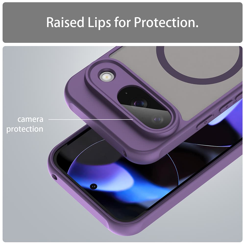 Techsuit HaloFrost II MagSafe pro Google Pixel 9 fialová - náhled 5
